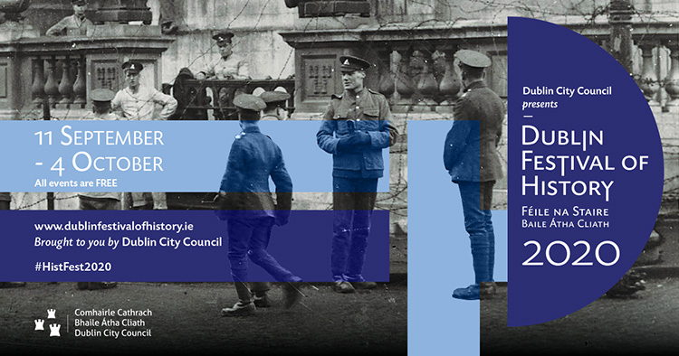 Dublin City Library Festival of History logo