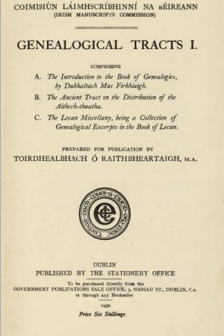 Genealogical Tracts I