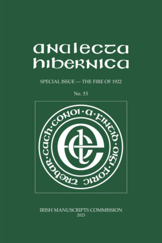 Cover of Analecta Hibernica 53