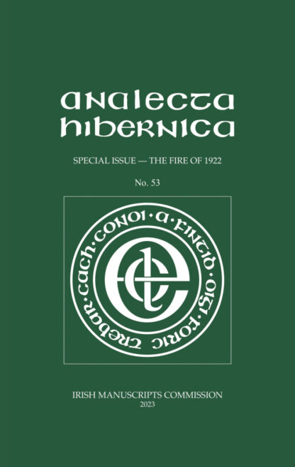 Cover of Analecta Hibernica 53
